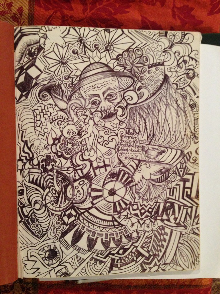 Crazy Zendoodle Art from my Pre-Dylan era